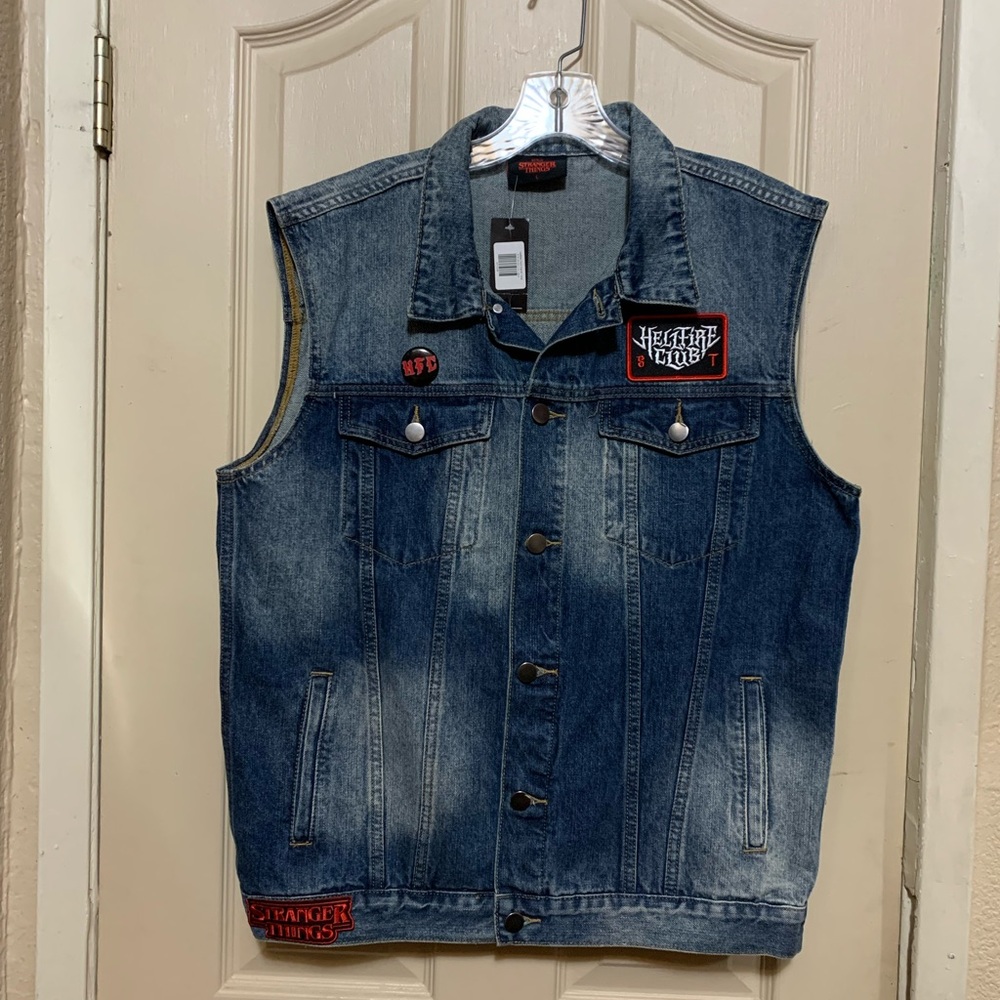 Netflix Hellfire Club Denim Vest